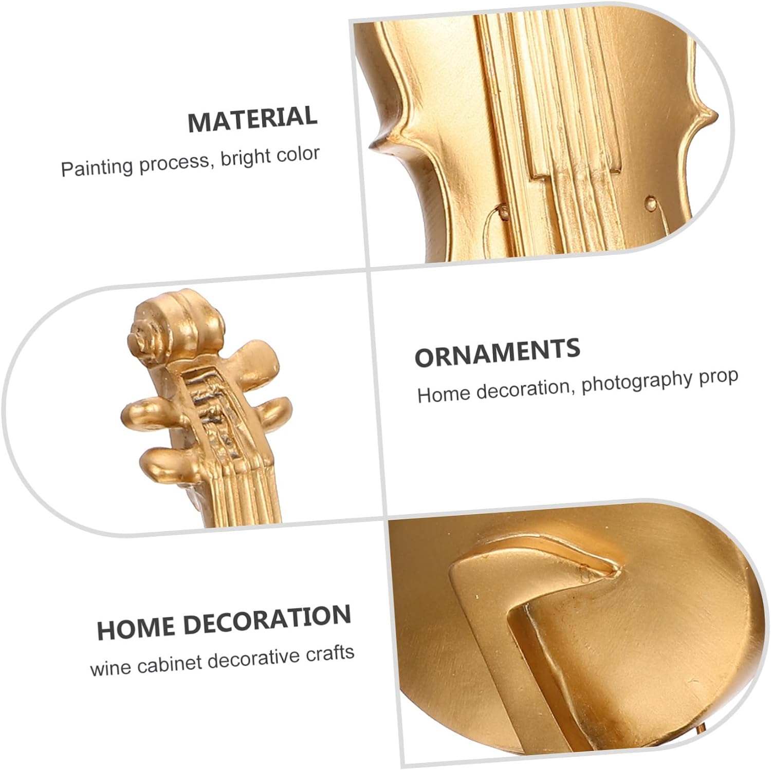 Musical Instrument Ornaments Violin Wall Hanger Violin That Plays Music Decor Desktop Decor