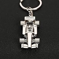 Vista 7 de Create Idea 2 llaveros de coche de carreras F1 de metal Fórmula 1, llavero de coche de carreras, bolso de mano, regalo especial para cumpleaños