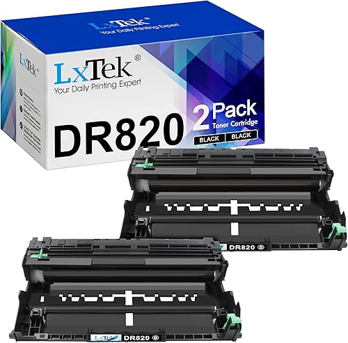 LxTek Unidad de tambor de repuesto compatible para Brother Drum DR820 DR-820 para usar con Laserjet HL-L6200DW L5850DW HLL6200DW MFC-L5900DW