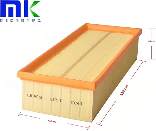 Vista 9 de MIKKUPPA Reemplazo del filtro de aire del motor KQ023 (CA11257) para Dodge Charger/Challenger/Chrysler 300 2011-2018