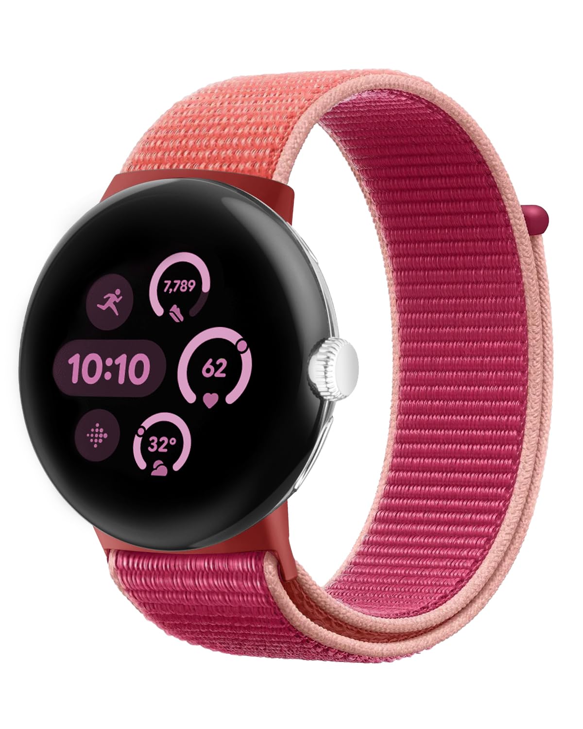 BlackPro Compatible with Google Pixel Watch 3 45mm 41mm Band, Adjustable Breathable Sport Strap for Google Pixel 3/2/1 Band for Men Women