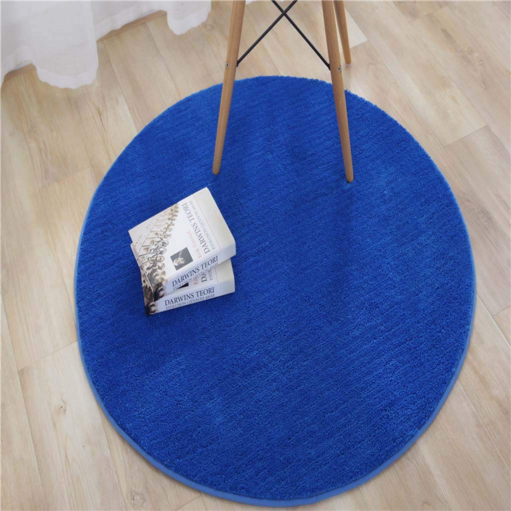 Tapis de chevet de chambre couleur unie 130cm pour lit adulte