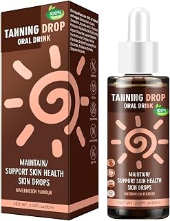 Bronzing Drops to Drink 2 fl oz - Self-bronzing for Natural Tan without Sunburn, Bronzing Oil Series for Face and Body