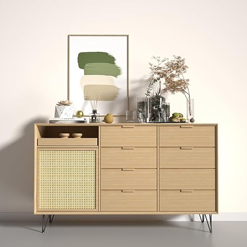 Miniatura 2 de Patas de mesa para horquilla de 8 pulgadas, 8 unidades, estilo de mediados de siglo, metal para el hogar, patas de repuesto de alta resistencia, 3