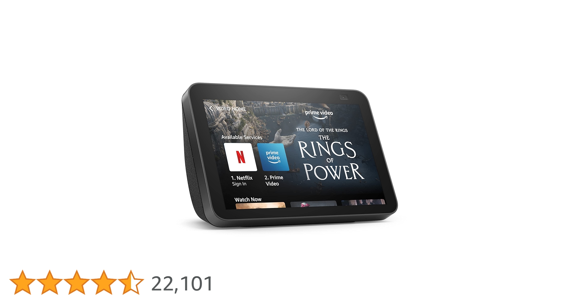 Echo Show 8 | 2nd generation (2021 release), HD smart display with Alexa and 13 MP camera | Charcoal