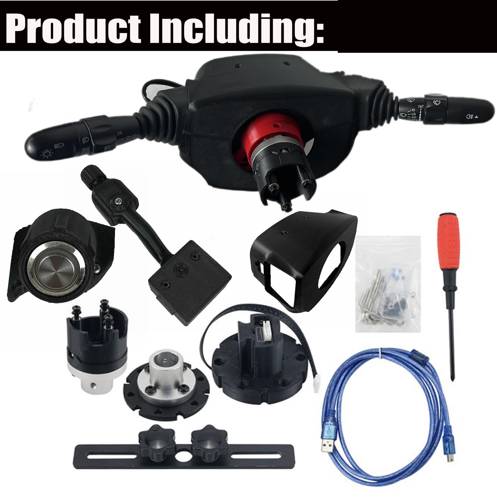 Simulator Lenkrad Blinker Wischer Schalter für Logitech G27/G29/G920/G923 Thrustmaster T300RS TGT TS-XW PC