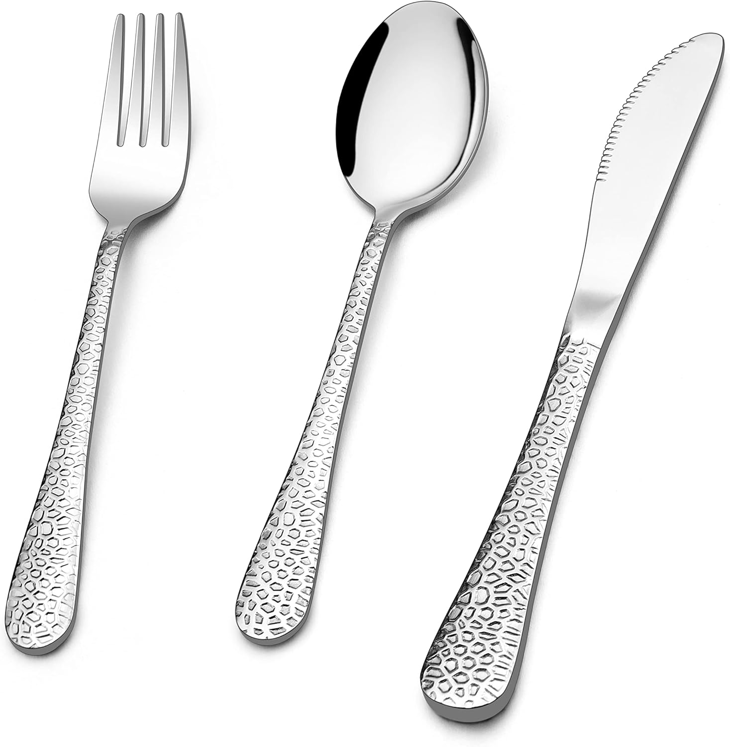 Kids Cutlery Set, Herogo 9 Pieces Stainless Steel Children's Toddler