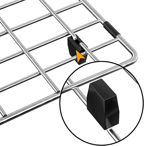 Miniatura 9 de Protector de fregadero y rejilla inferior para cocina, 26.8 pulgadas de largo x 16.5 pulgadas de ancho, rejilla de fregadero con orificio de drenaje