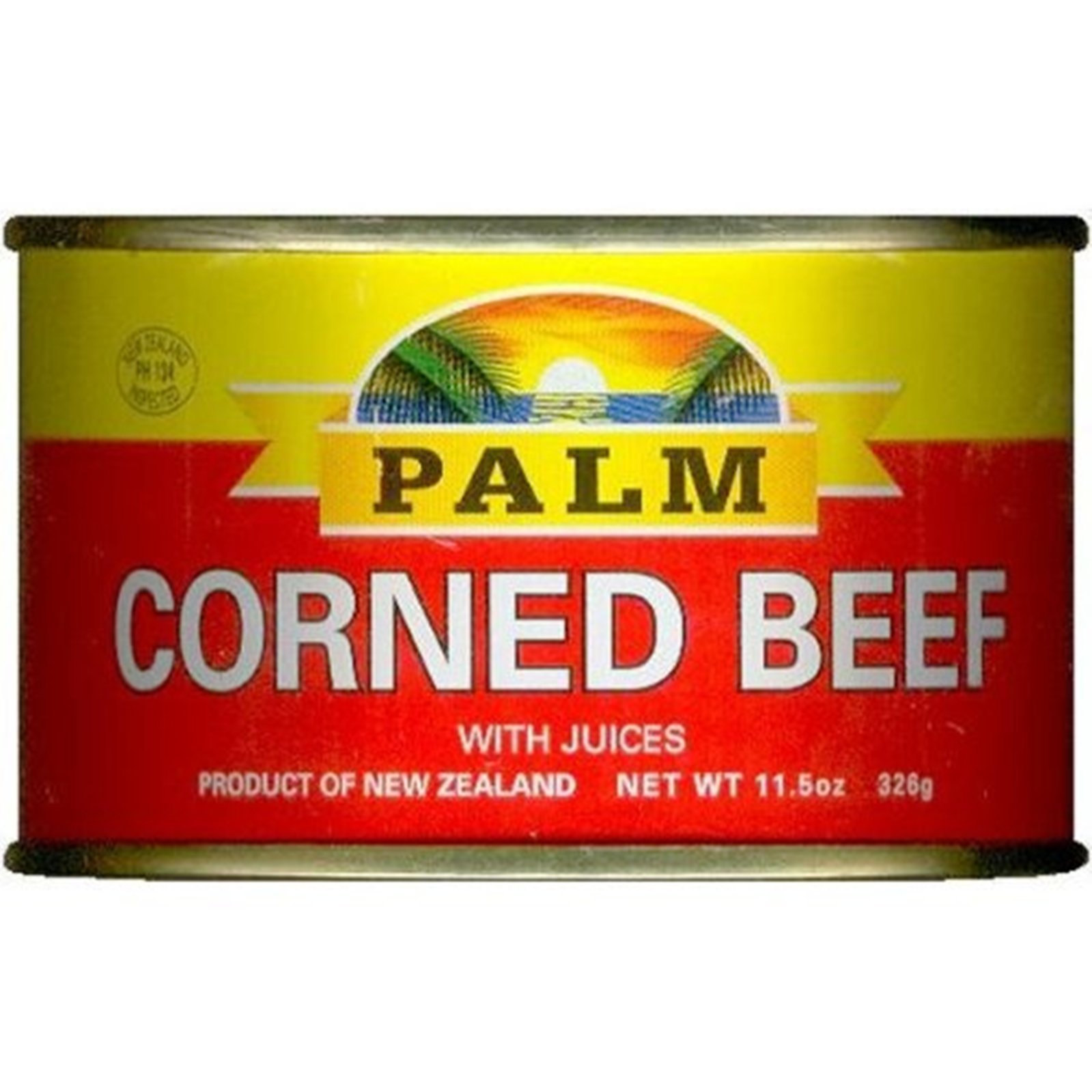 Palm Corned Beef - Premium Quality From New Zealand - 18 x 11.5 Oz (326 grams)
