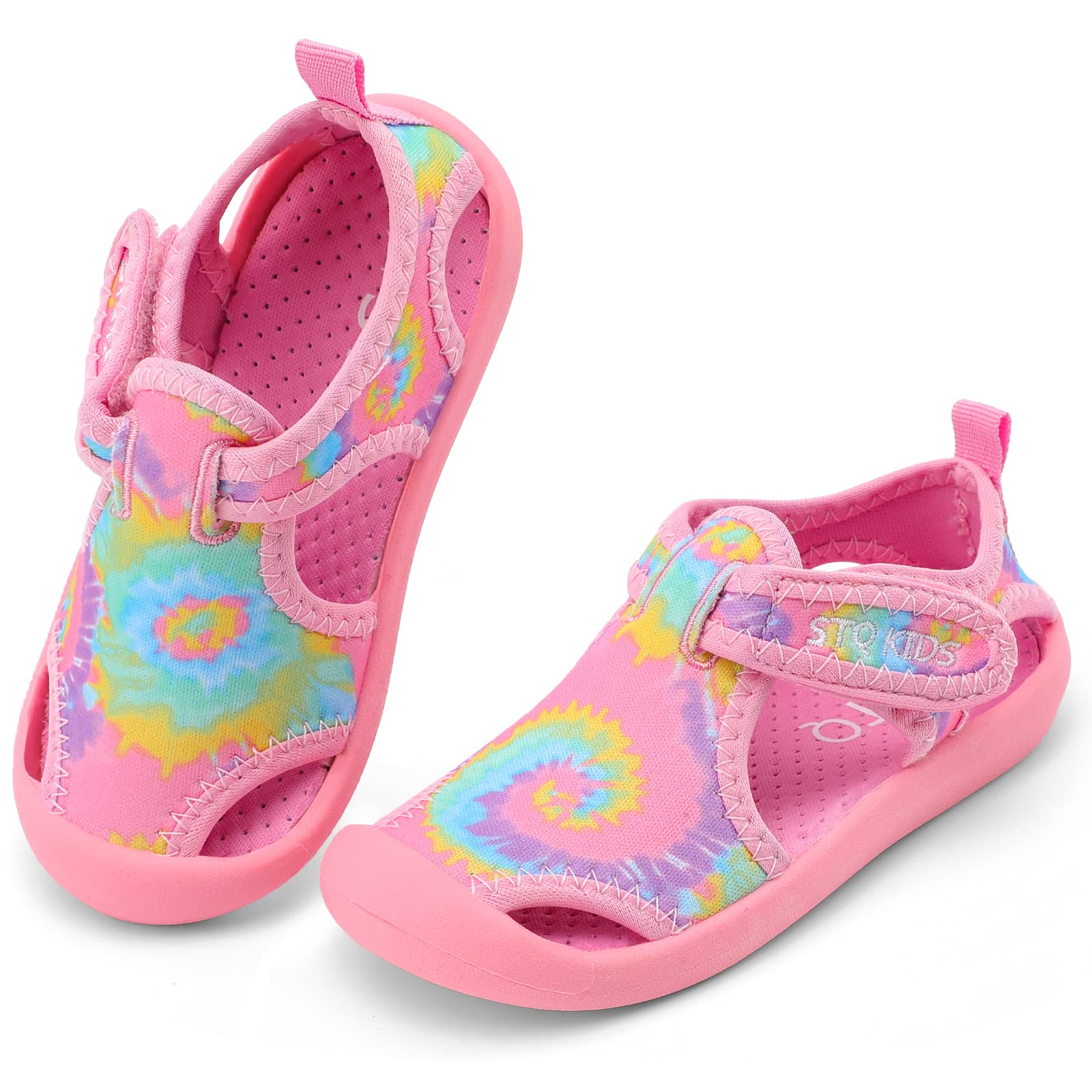 Photo 1 of [STOCK PHOTO FOR REFERENCE] STQ Girls Water Shoes Quick Dry Summer Sports Beach Swim Pool Outdoor Sandals Pinkcamo 7 US Toddler