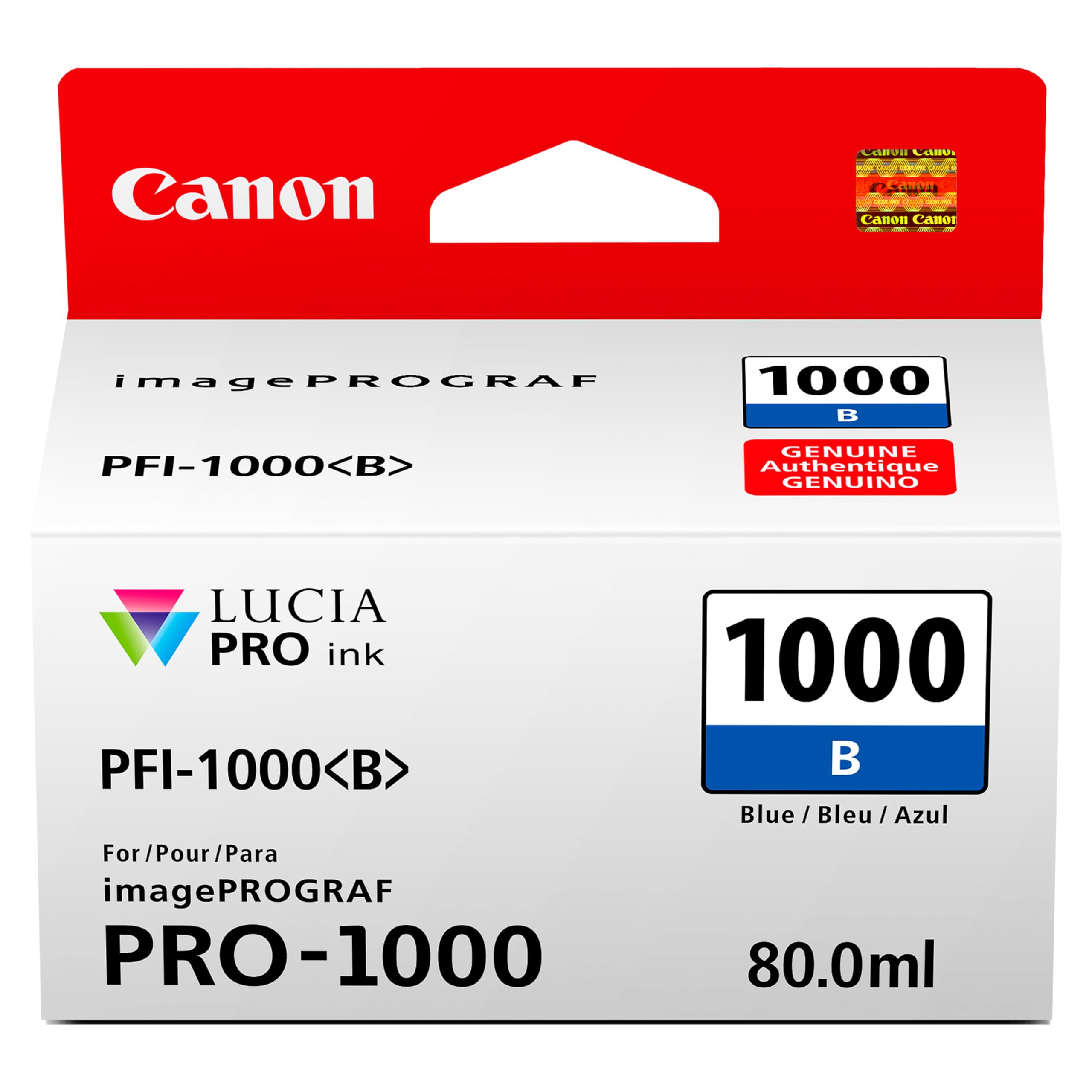 Amazon.co.jp: Canon PFI-1000 純正ブルーインクタンク ImagePROGRAF