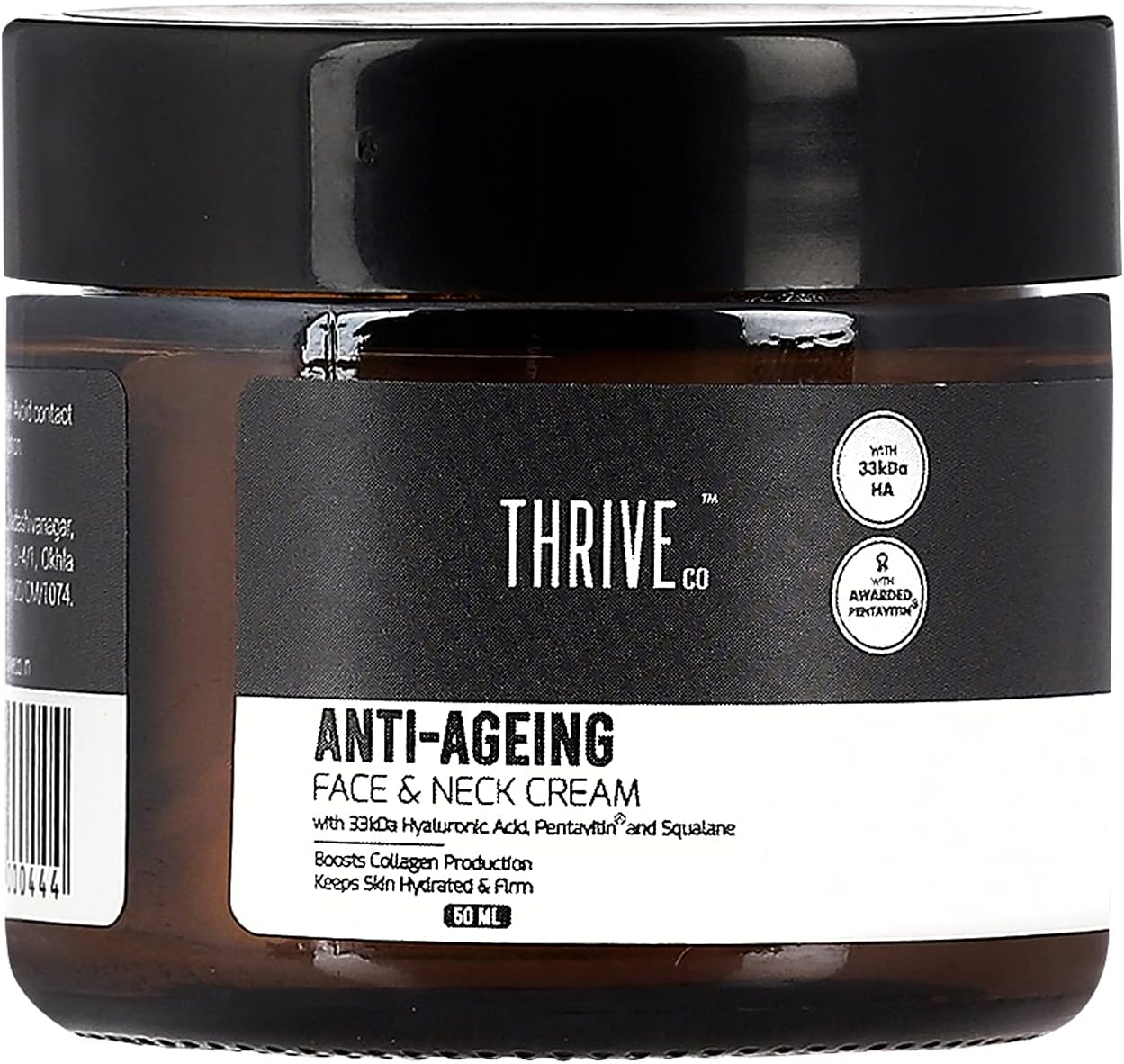 ThriveCo Anti-Ageing Cream For Women & Men Hydrating, Moisturizing Daily Use Day & Night Cream For Young, Soft & Wrinkle-Free Skin Reduces Fine Lines, Firms Skin & Boosts Collagen Production 50Ml