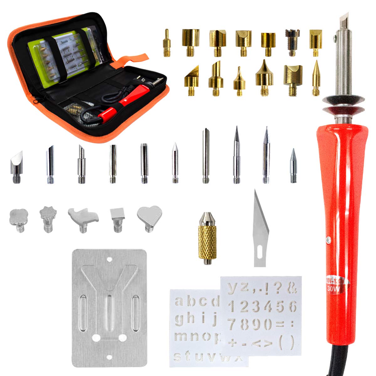 Amazon | ウッドバーニング セット 電熱ペン 木彫り 焼き絵 木製