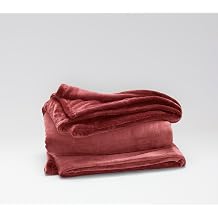 Cuddledown Plush Fleece Blanket | Cozy & Exceptionally Soft | Lightweight | Spice | 110" x 90" | King