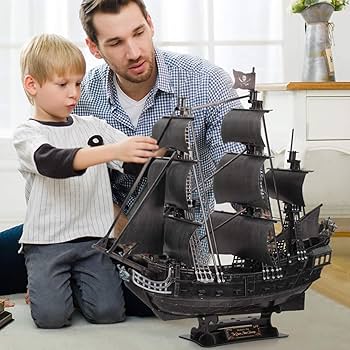 Amazon.com: 3D Puzzles for Adults Home Decor Pirate Ship