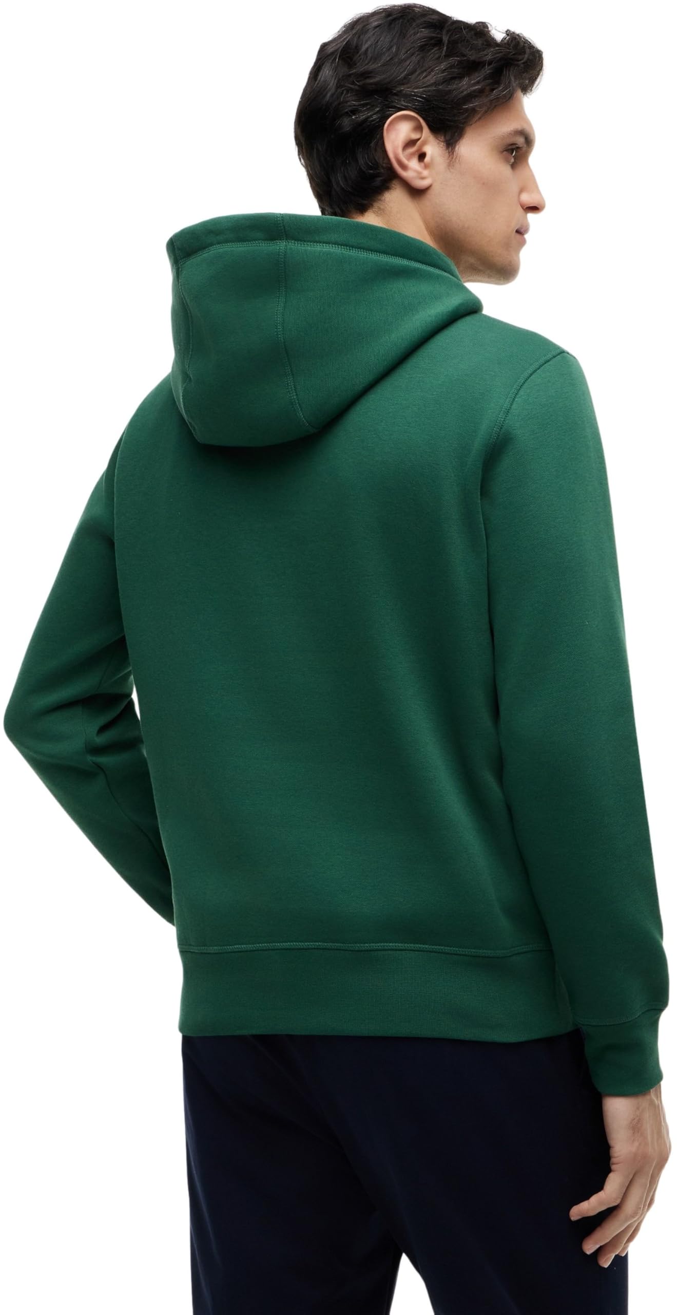 Tommy Hilfiger Herren Hoodie Tommy Logo mit Kapuze, Grün (Street Green), L – Ansicht 2