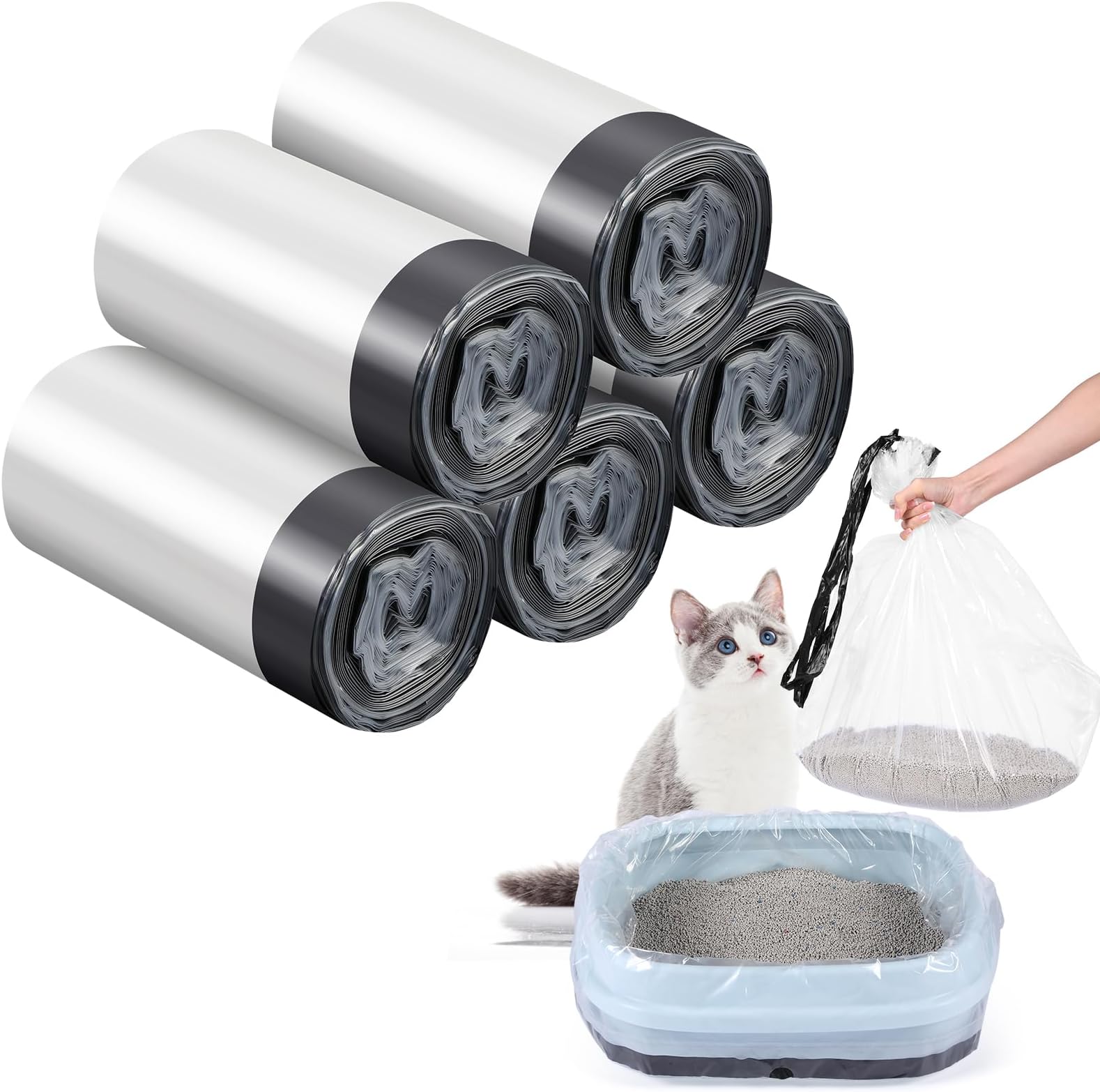 Nature's Miracle Odor Control Jumbo Litter Box Liners, 27