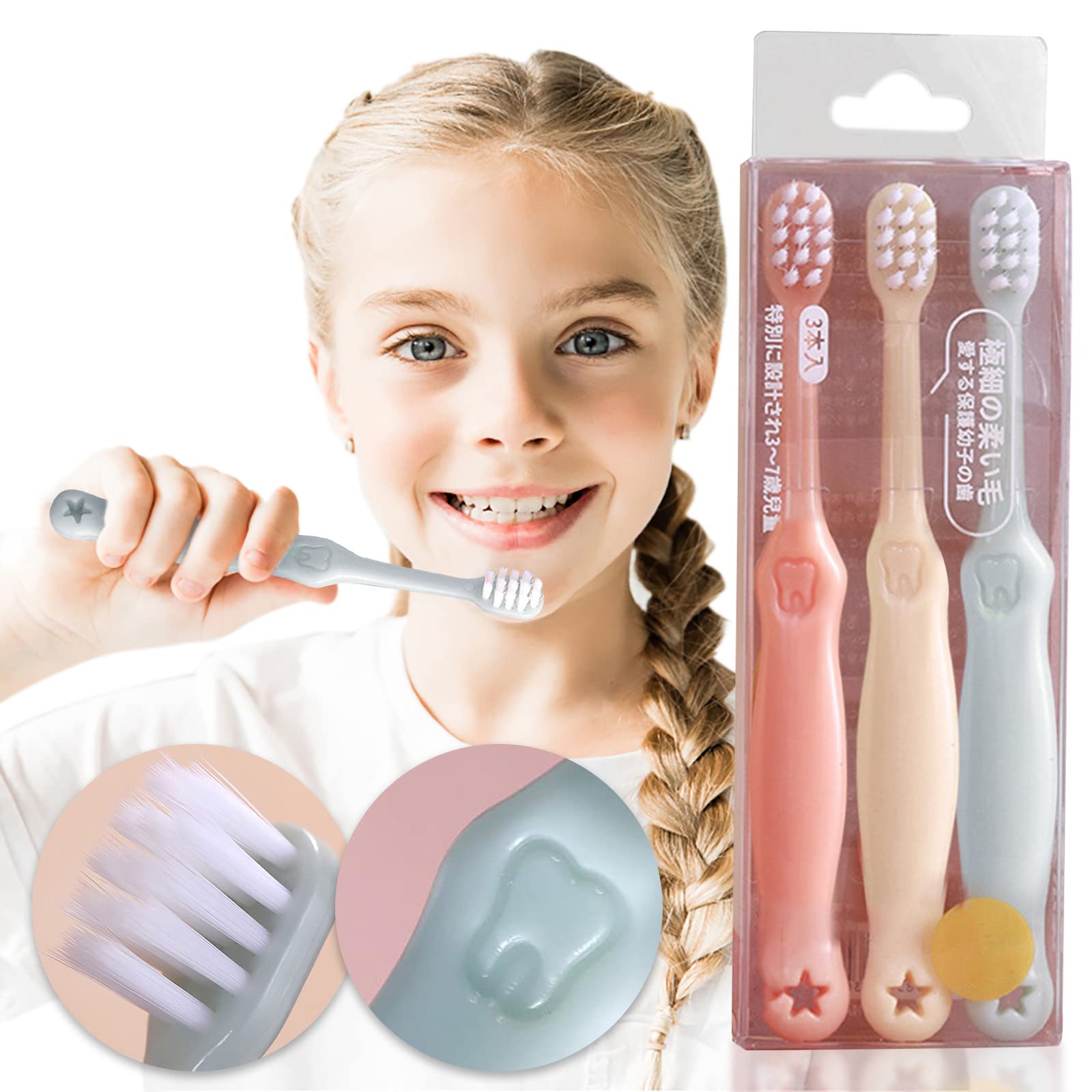 Ręczna szczoteczka do zębów ultra miękka, bardzo miękka szczoteczka dla dzieci Nano UKep Clean szczoteczka do wrażliwych ultra miękkich szczoteczek do zębów Wrażliwe zęby Ręczna pielęgnacja little