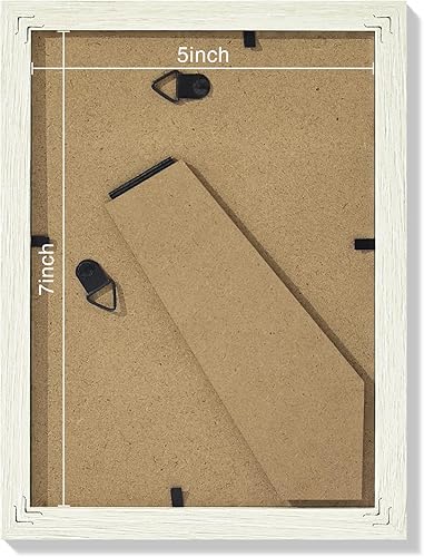 Vista 608 de Vittanly - Juego de 9 portarretratos, plexiglás resistente a rupturas, exhibe fotos de 12 x 12 pulgadas o, con paspartú, de 8 x 8 pulgadas, marcos