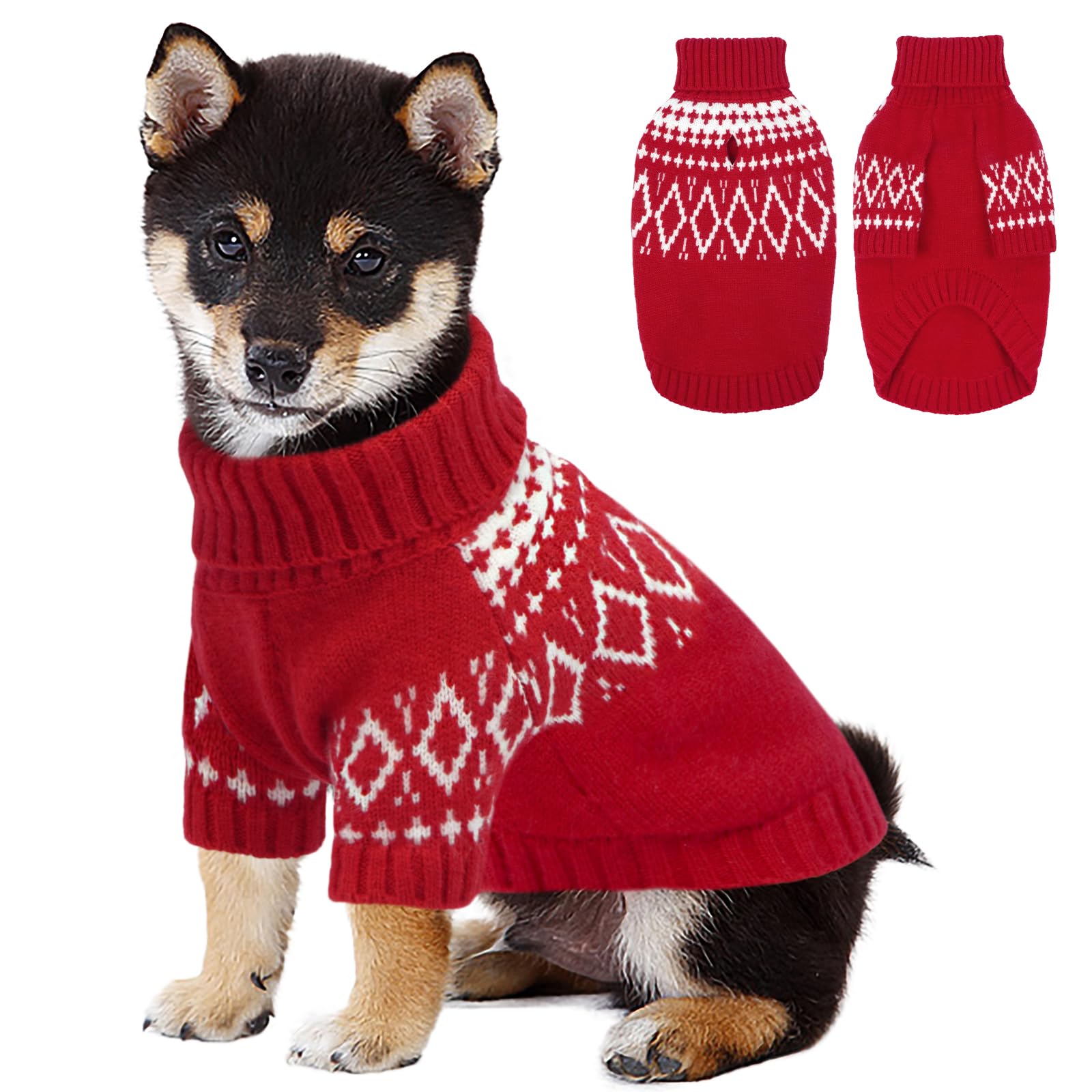 Pull de Noël pour chiot FUAMEY vêtement thermique haut de gamme