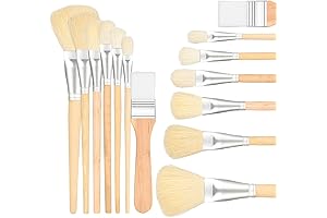 Versatile Mop Brushes for Acrylic Painting