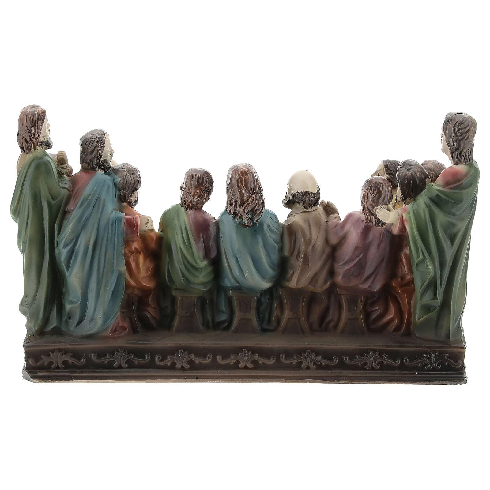 Holyart Statue in resina e PVC: Ultima Cena composizione resina 10x15x5 cm