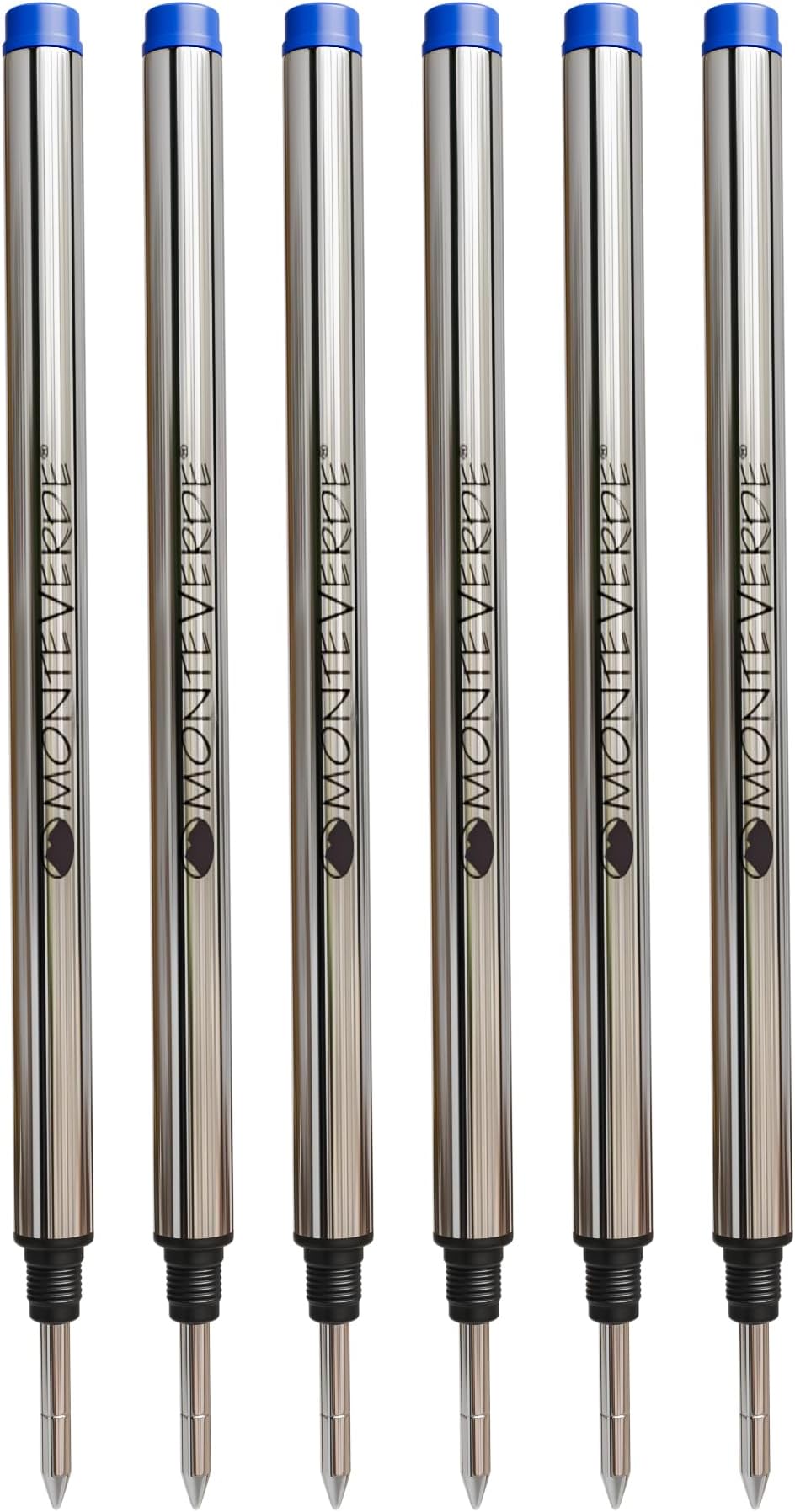 Fine Rollerball Refill for Montblanc Rollerball Pens, 6/Pack, Blue (M223BU)