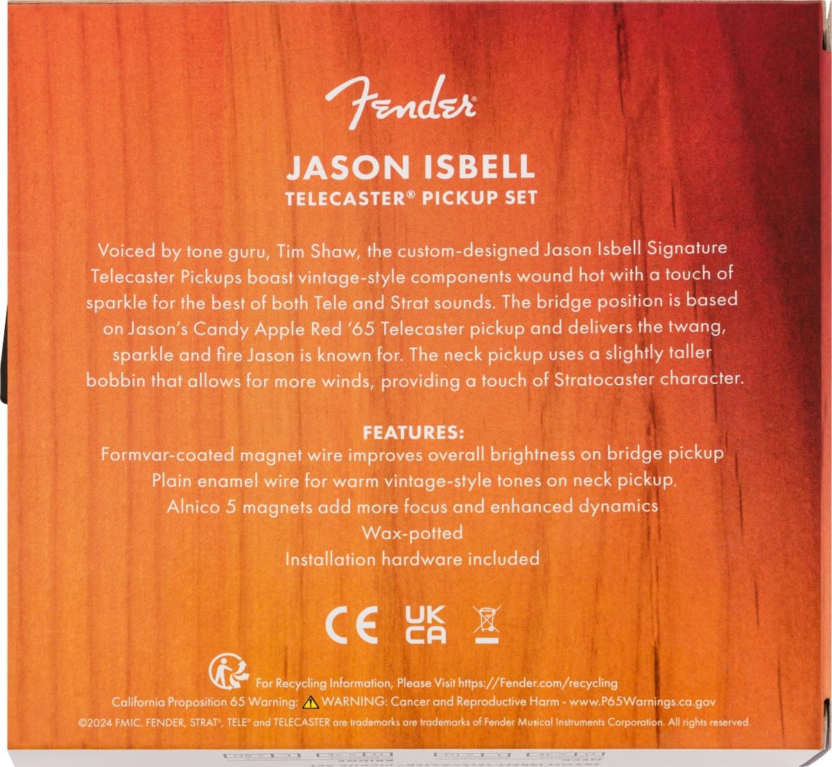 Jason Isbell Telecaster® - Juego de pastillas