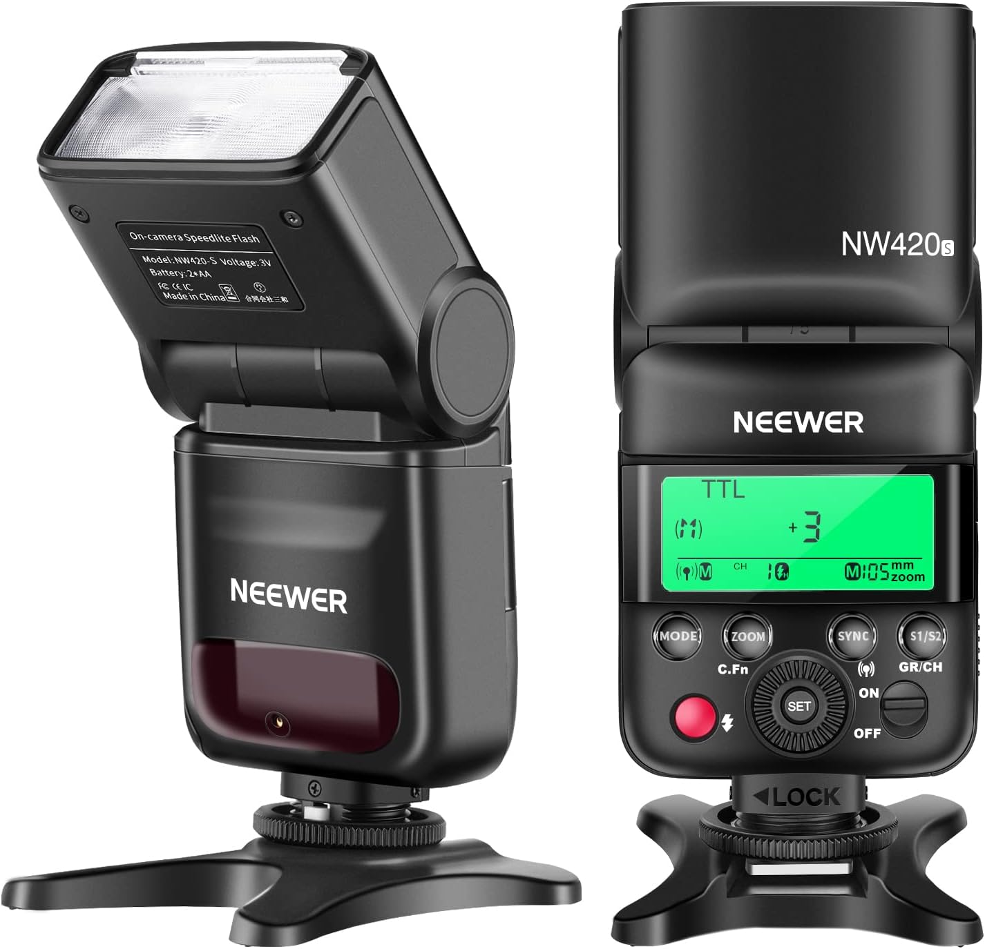 Neewer NW400S Wireless Master Slave TTL Flash Speedlite