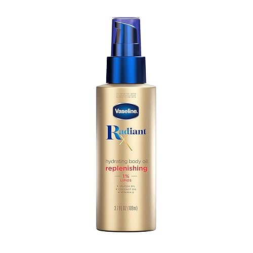 Miniatura 5 de Vaseline Radiant X Deep Nourishment Crema corporal 100% pura manteca de karité, aceite de coco, vitamina C y péptidos de 10 onzas y aceite corporal