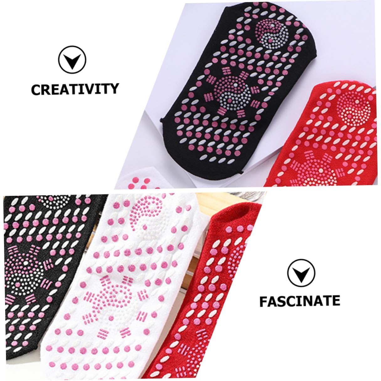 6pares Calcetines Sanitarios Autocalentables de Invierno Cálidos y Lavables para Uso Exterior para Hombre y Mujer