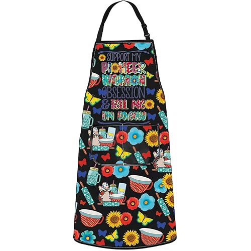 WZMPA Pioneer Cooking Apron Cooking Lover Gift I Have A Confession I've Got A Pioneer Obsession Grilling Apron