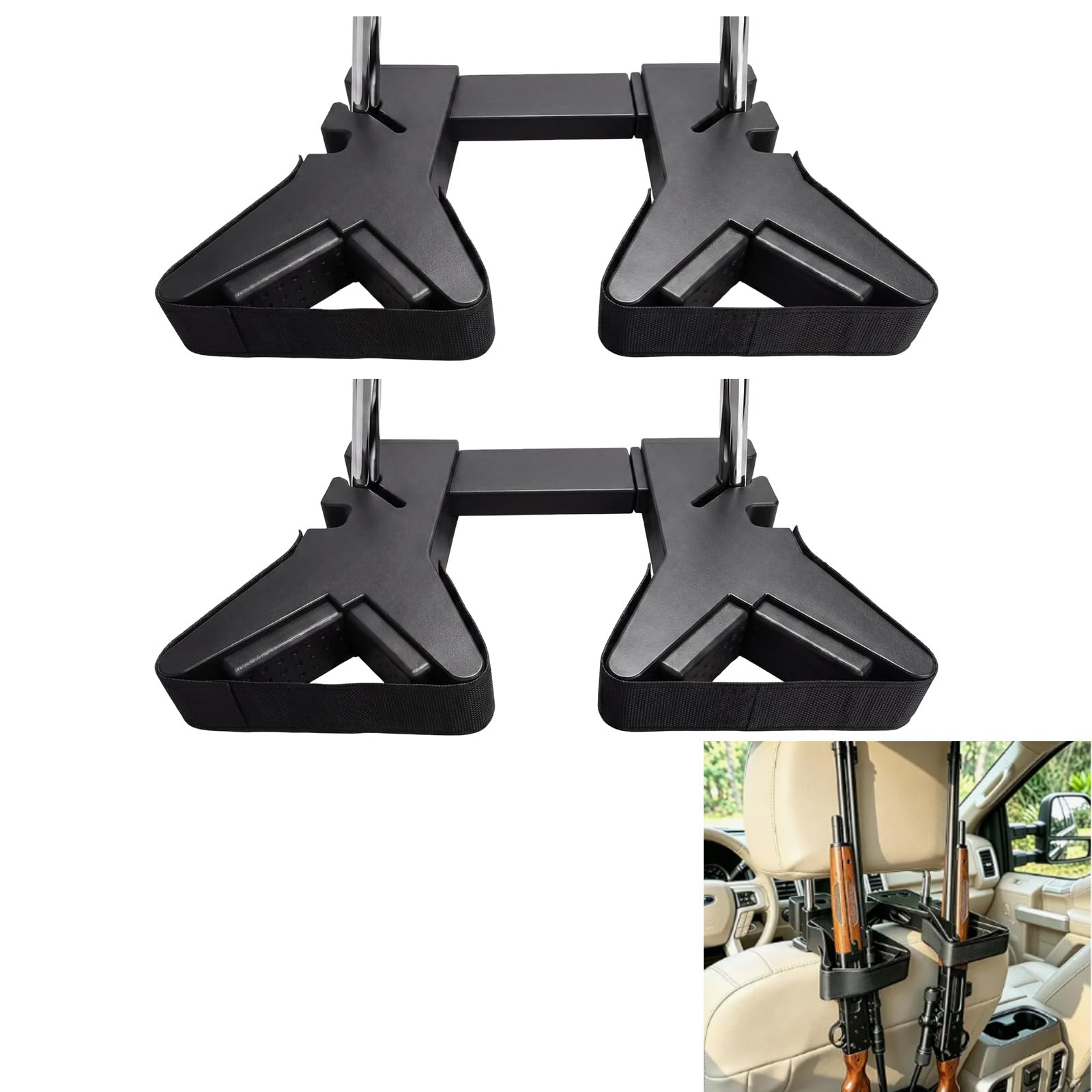 Photo 1 of Eccentfit Seat Back Gun Rack - Black