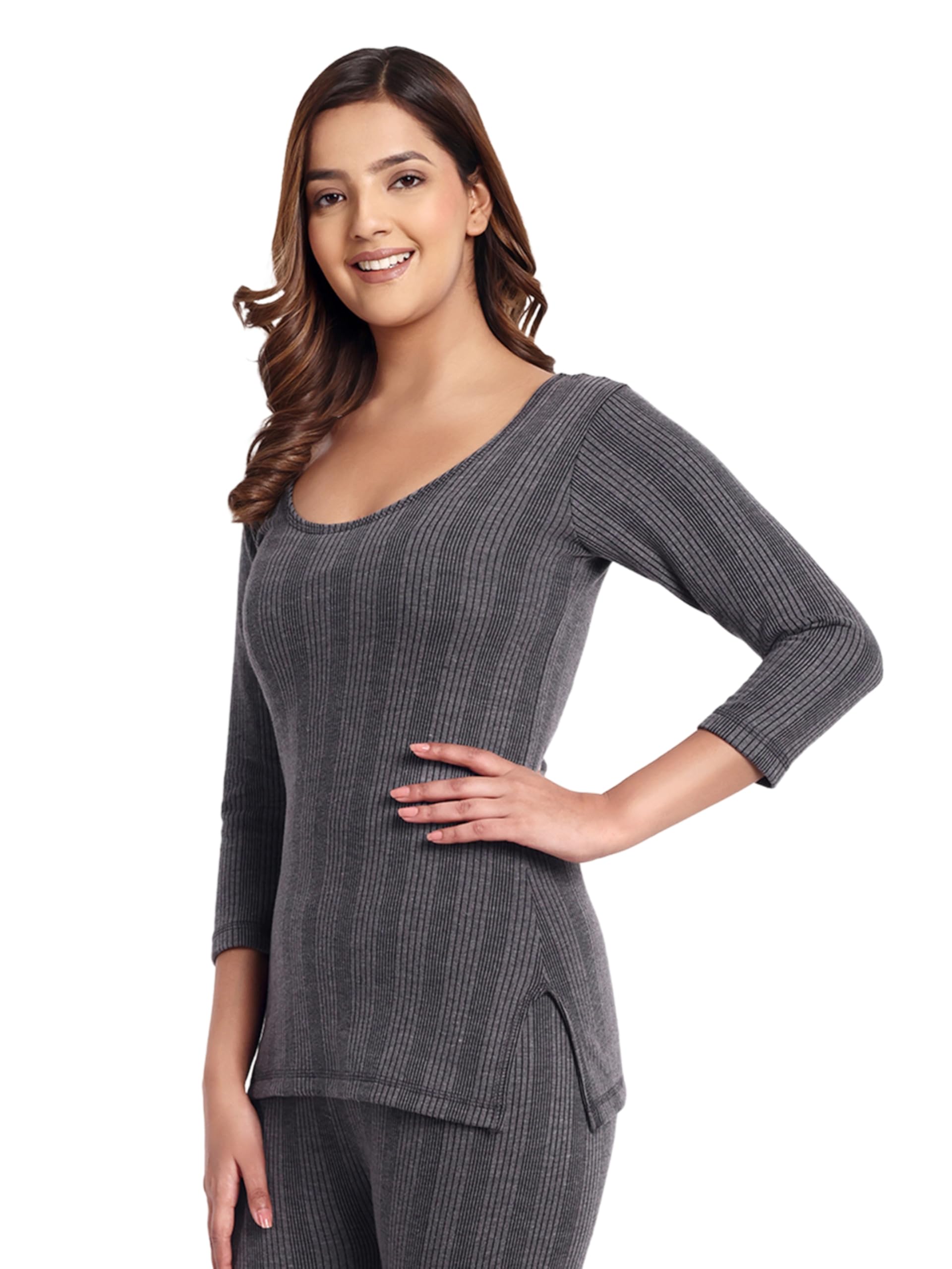 Women Cotton Blend Thermal Top Full Sleeve ||Winter Wear Thermal Upper Vest || Winter Lightweight Thermal Underwear Top for Women || Women's Soft Touch Fabric Full Sleeve Thermal Top-picture-42