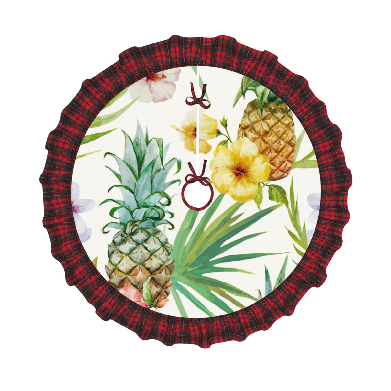Jupe de sapin de Noël ananas pour partager la magie des fêtes en famille