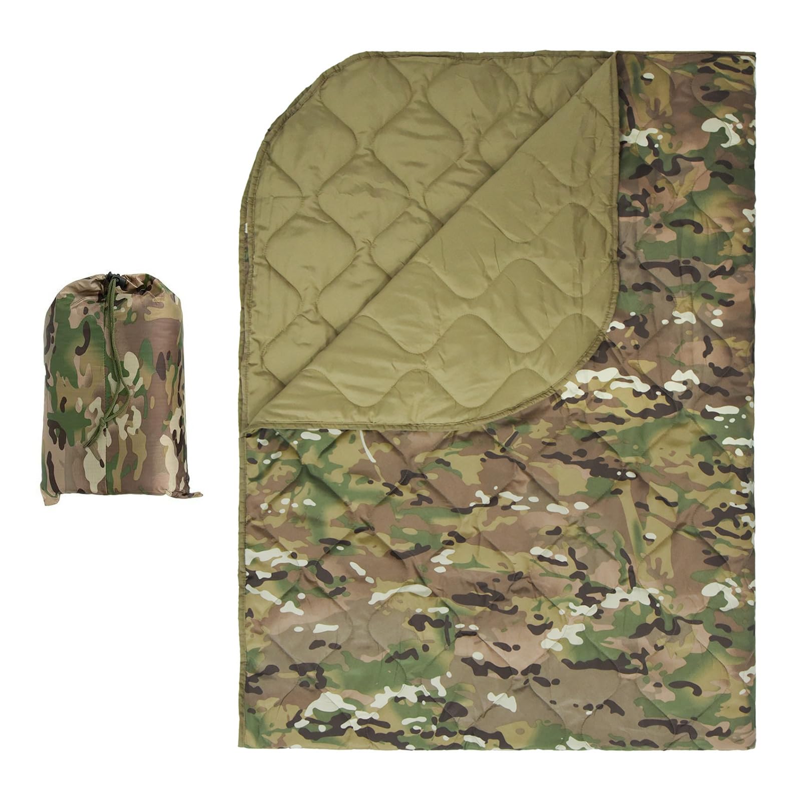 Couverture de camping légère et imperméable - Drap de sol chaud et portable pour vos sorties