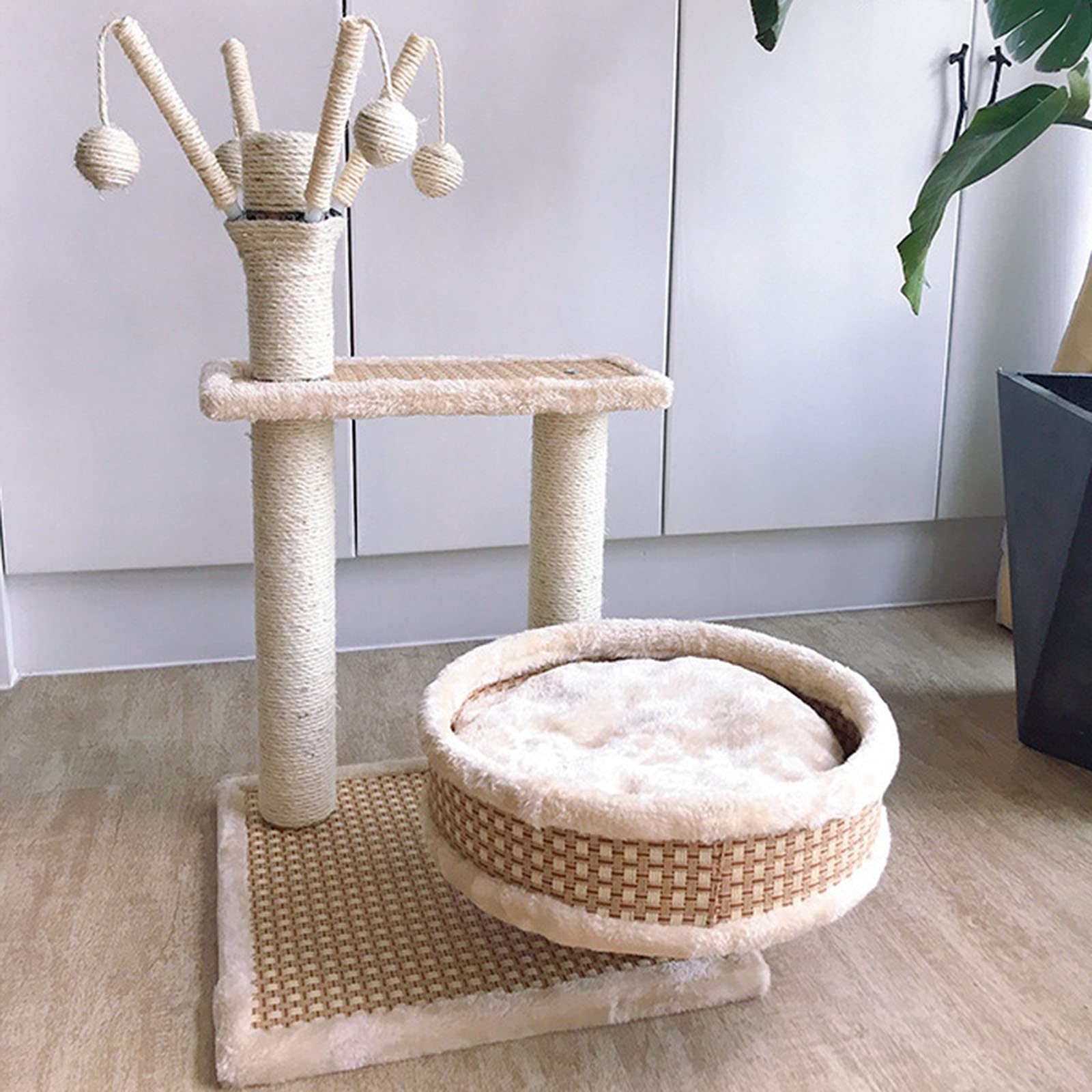 Arbre à chat design 70cm condo et plateforme pour grand chat