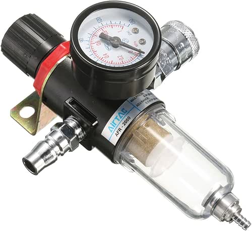 MASUNN AFR-2000 1/4 Air Compressor Filter Water Separator Trap Tools