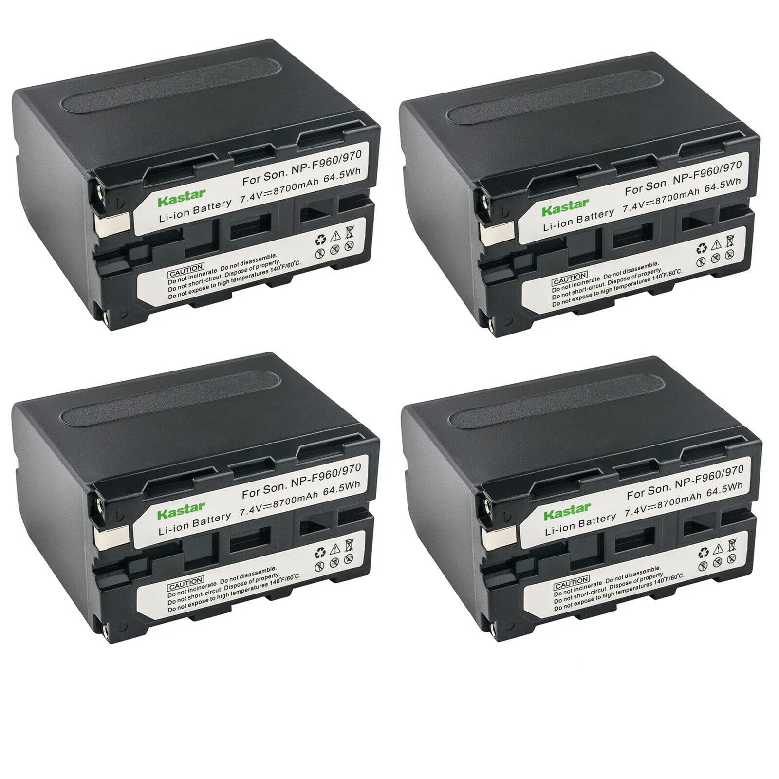 Amazon.com: Kastar 4-Pack NP-F970 Battery 7.4V 8700mAh Replacement