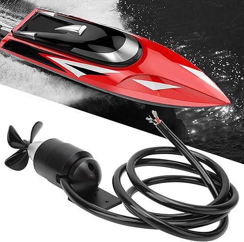 Miniatura 2 de Motor sin escobillas impermeable 6S 24V Hélice de empuje subacuático para el modelo de barco a control remoto, potentes y duraderas piezas de barco