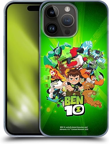 Miniatura 1 de Head Case Designs Officially Licensed Ben 10 Animated Series Character Art Graphics Hard Back Case Compatible with Apple iPhone 15 Pro Max