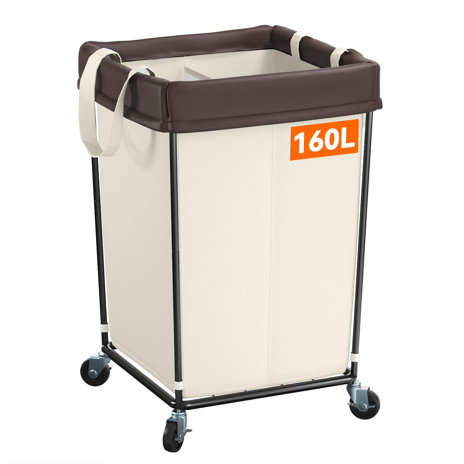 Photo 1 of Mefirt 160L Rolling Laundry Hamper with Wheels