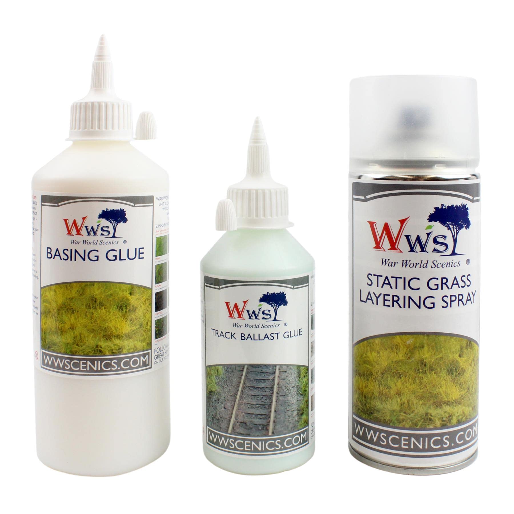WWScenics Ultimate Modelling Starter Bundle | Applicatore di erba statica per paesaggi modello