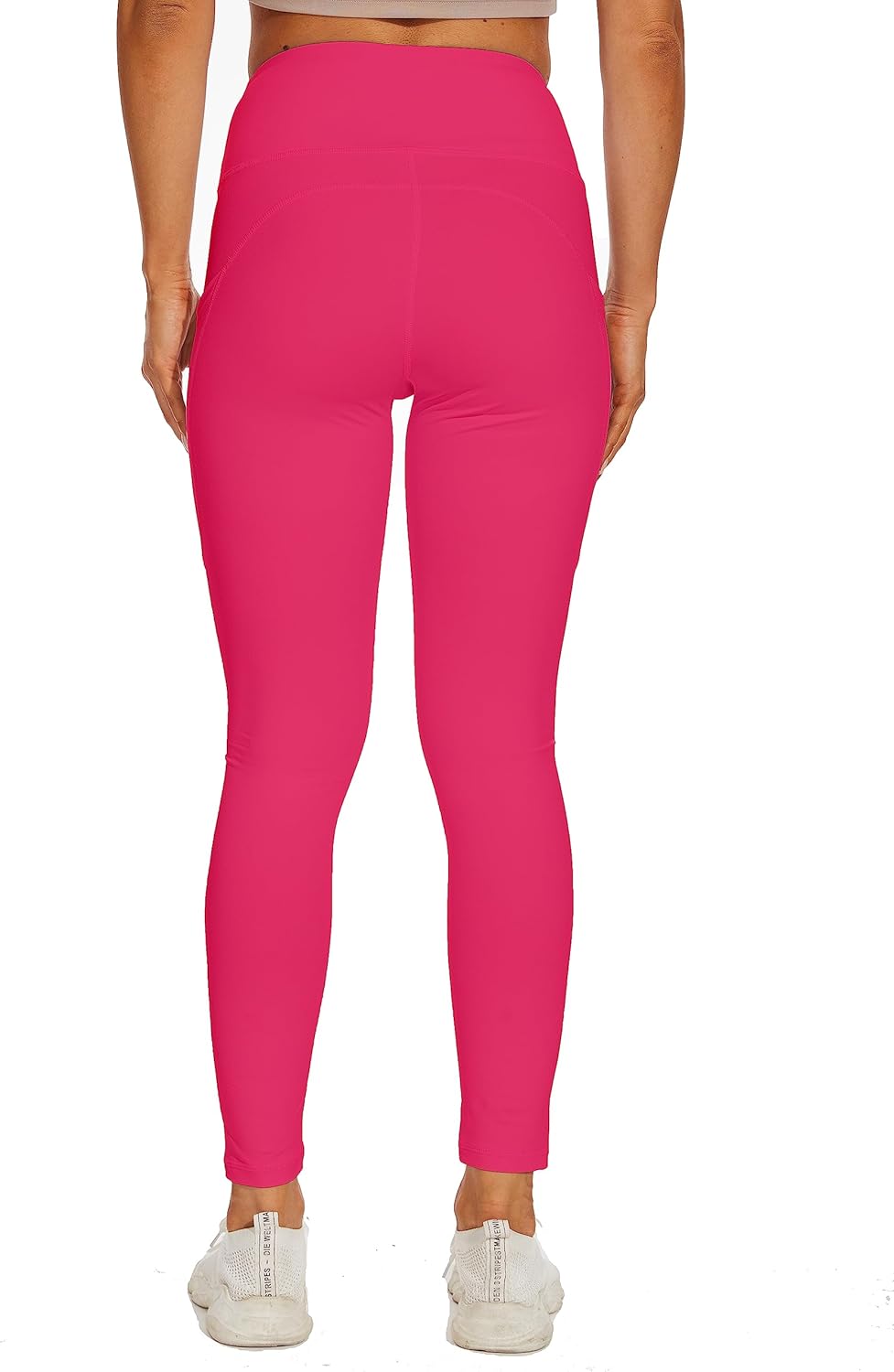 RAYPOSE Womens Workout Capri Leggings for Women with Pockets Plus Size Basic Pants Yoga Gym Casual Summer - Image 6