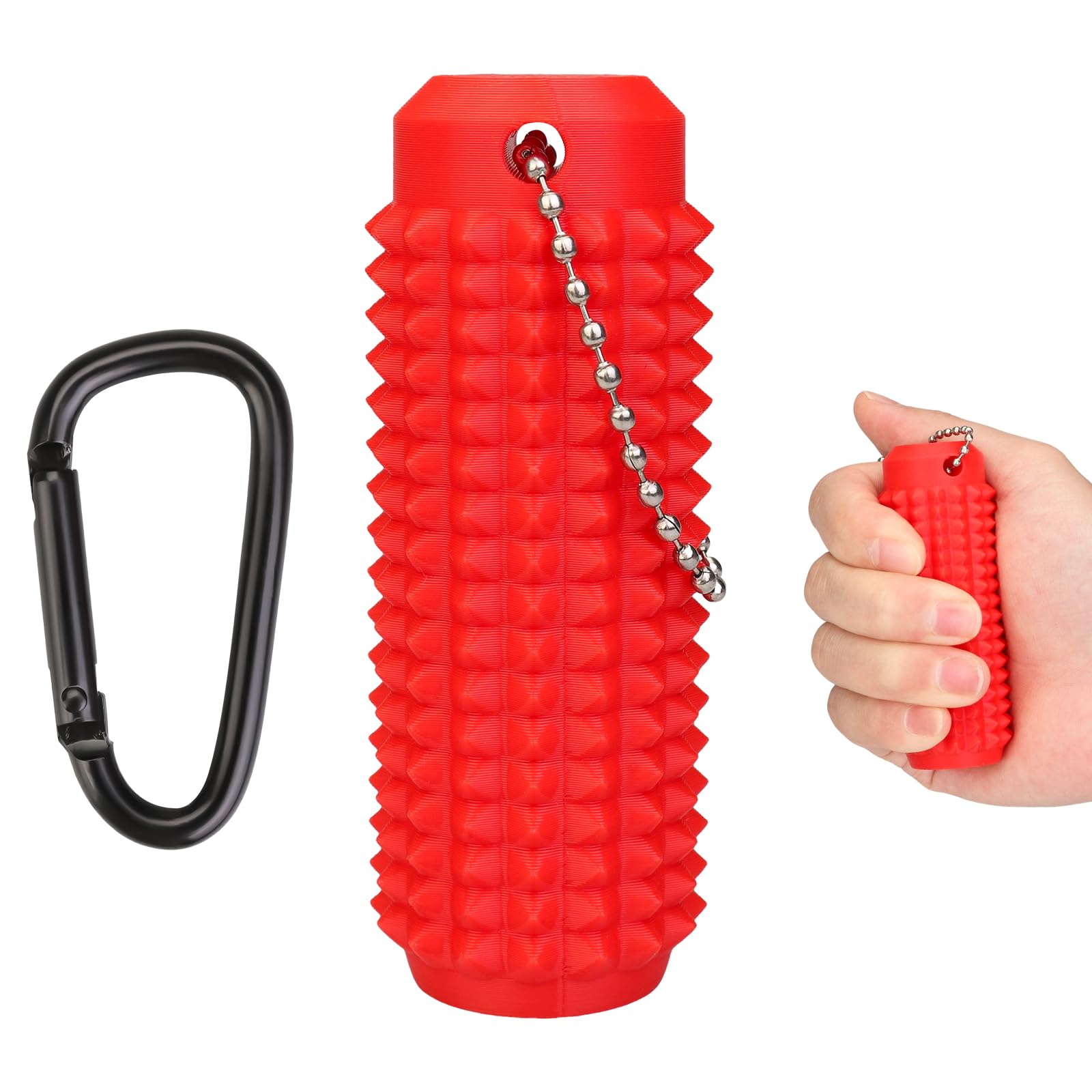 Little Ouchies Spiky Fidget – Portable Anxiety Relief Toy for Adults Stress Pain Stim Sensory Tool with Quiet Design | Novelty Gift (Red)