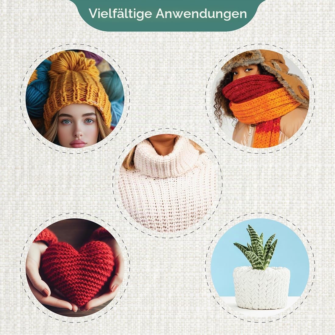 KnitPro Dreamz Regal Austauschbare Nadelspitzen-Set 5" (13cm) | 11 Größen (3mm bis 8mm)
