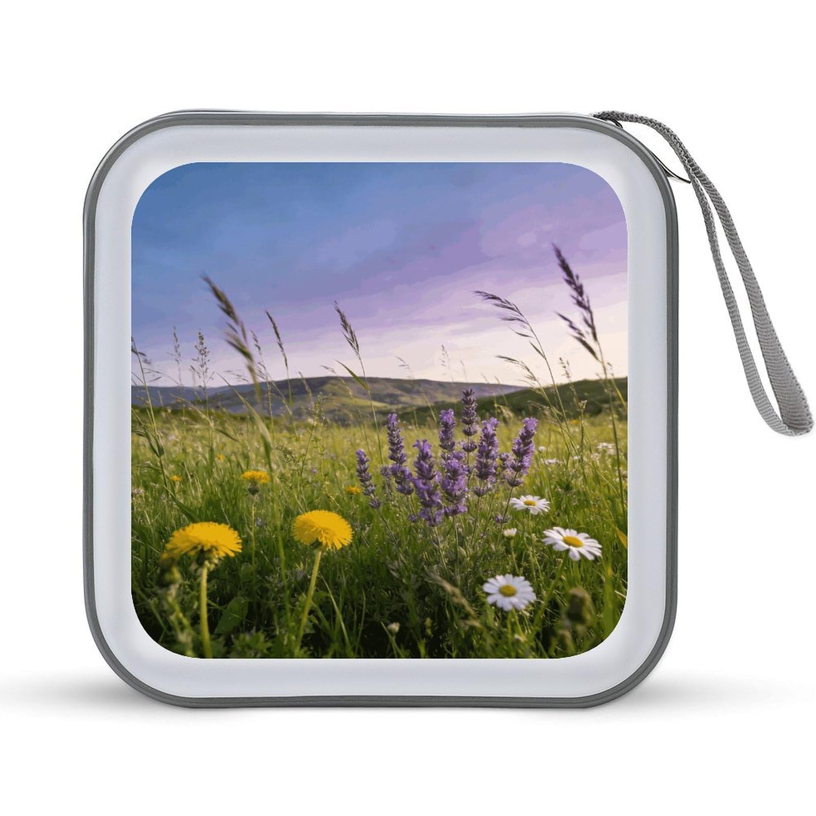 Carpeta de almacenamiento para DVD Meadow bolsa grande con cremalleras