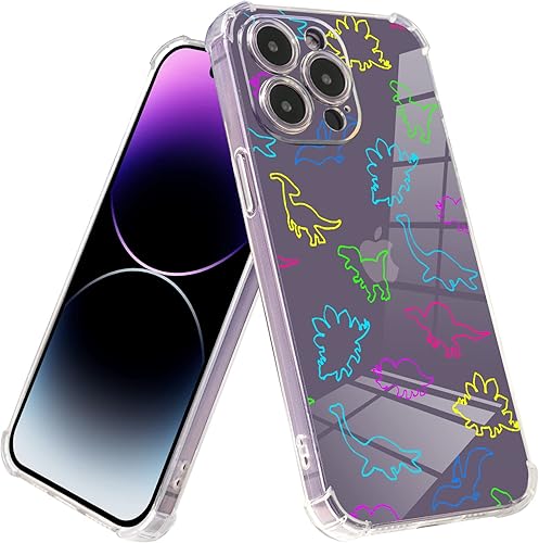 Vista 200 de Roemary Buffertech - Funda protectora para iPhone 13 Pro Max con diseño Golden Retriever, diseño de arcoíris con protector de pantalla