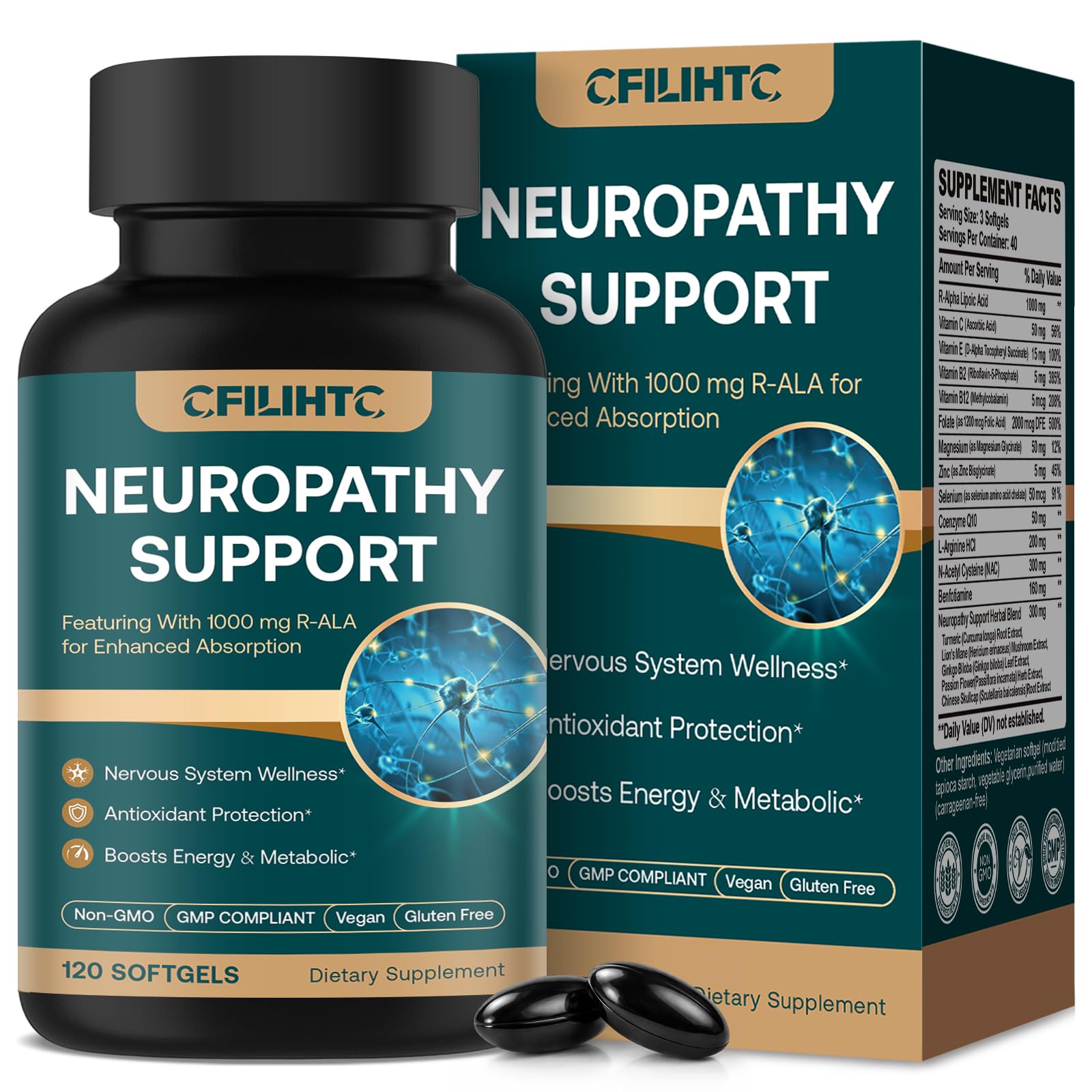 Neuropathy Support Softgels