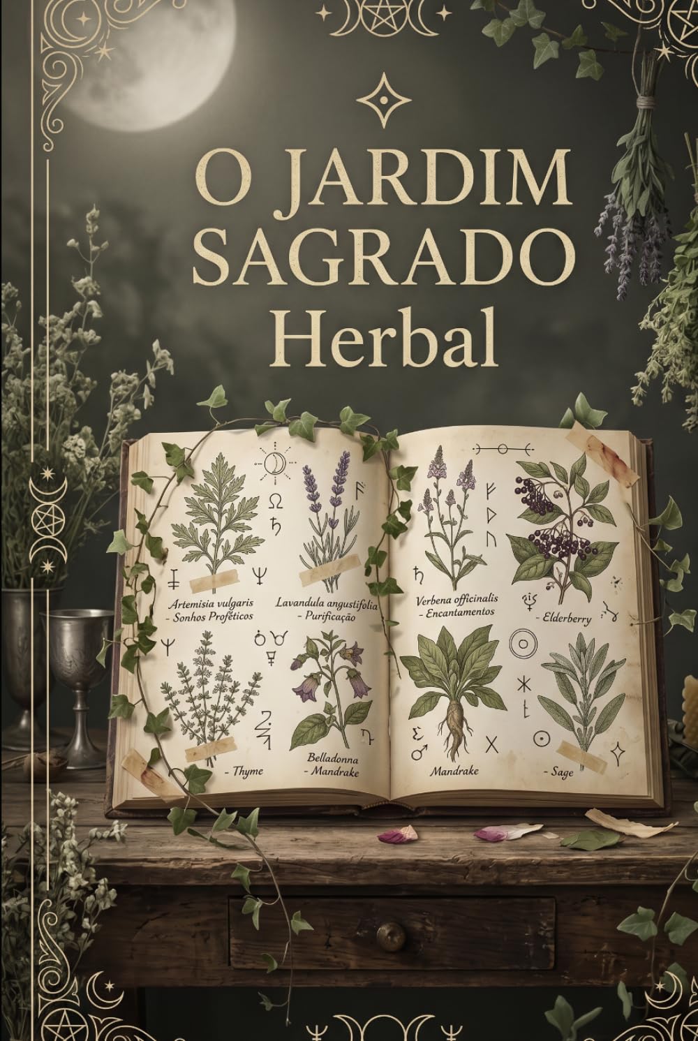 O JARDIM SAGRADO: Herbalismo Wiccano e a Magia das Plantas